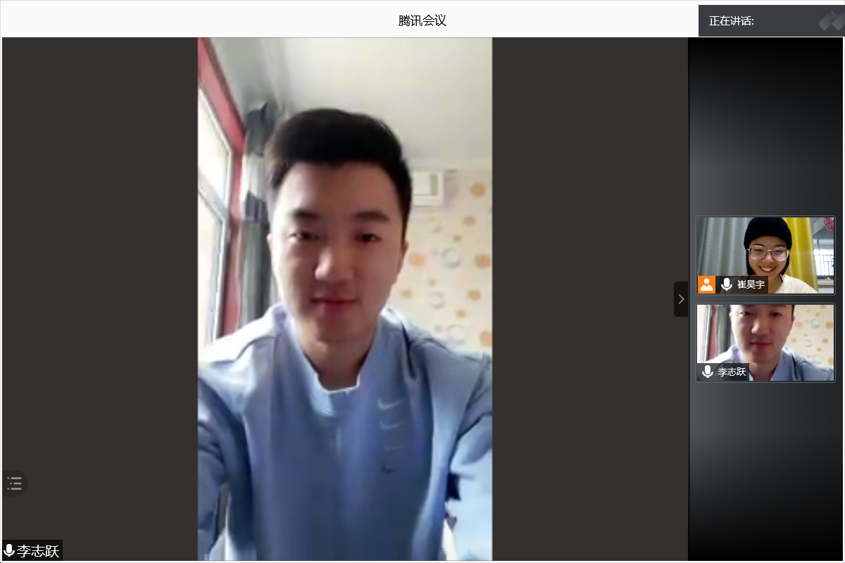 崔昊宇采访现任山东师范大学学生兼职校团委副书记的李志跃。.png