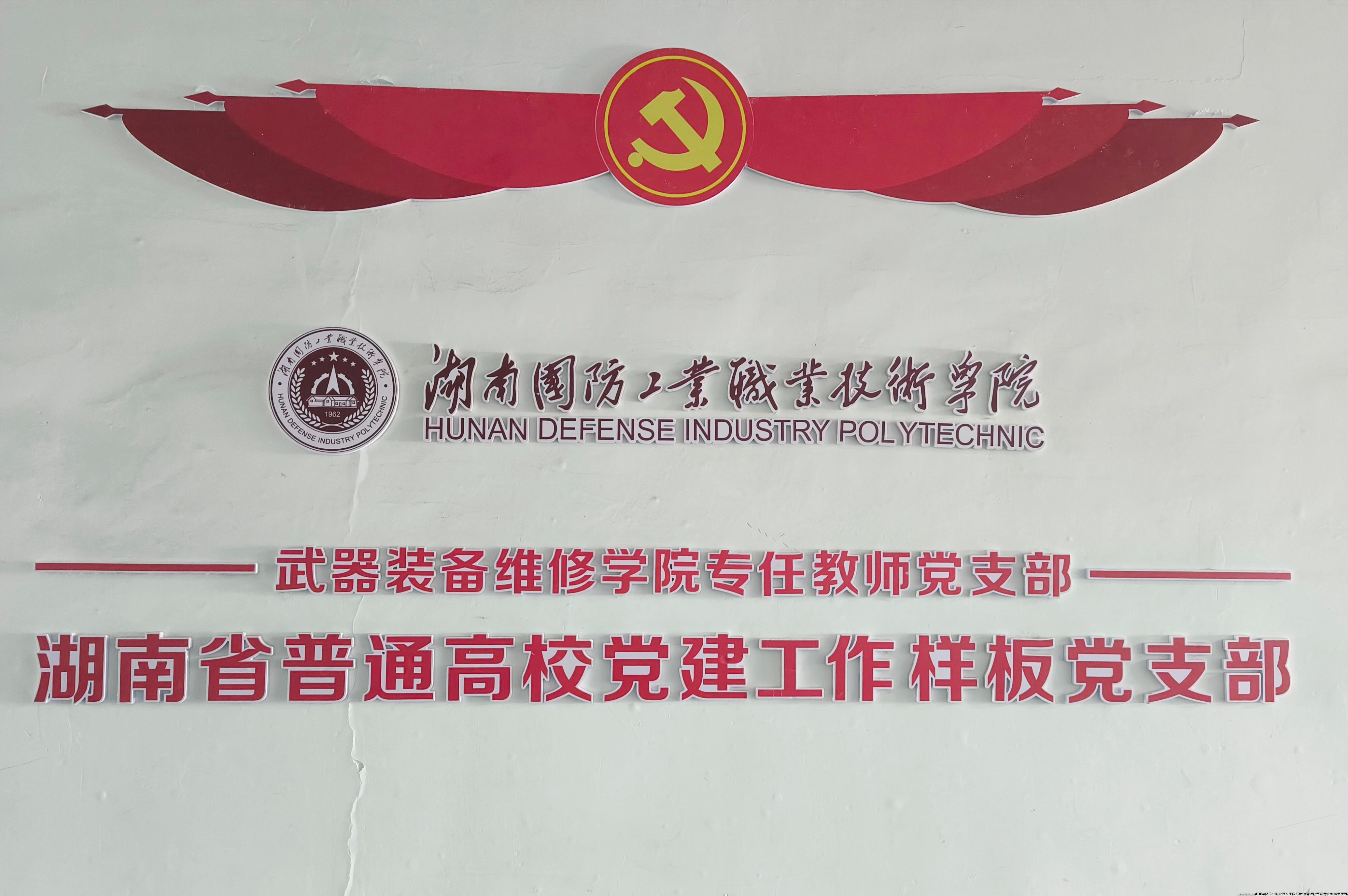 支部荣获湖南省普通高校党建工作样板党支部