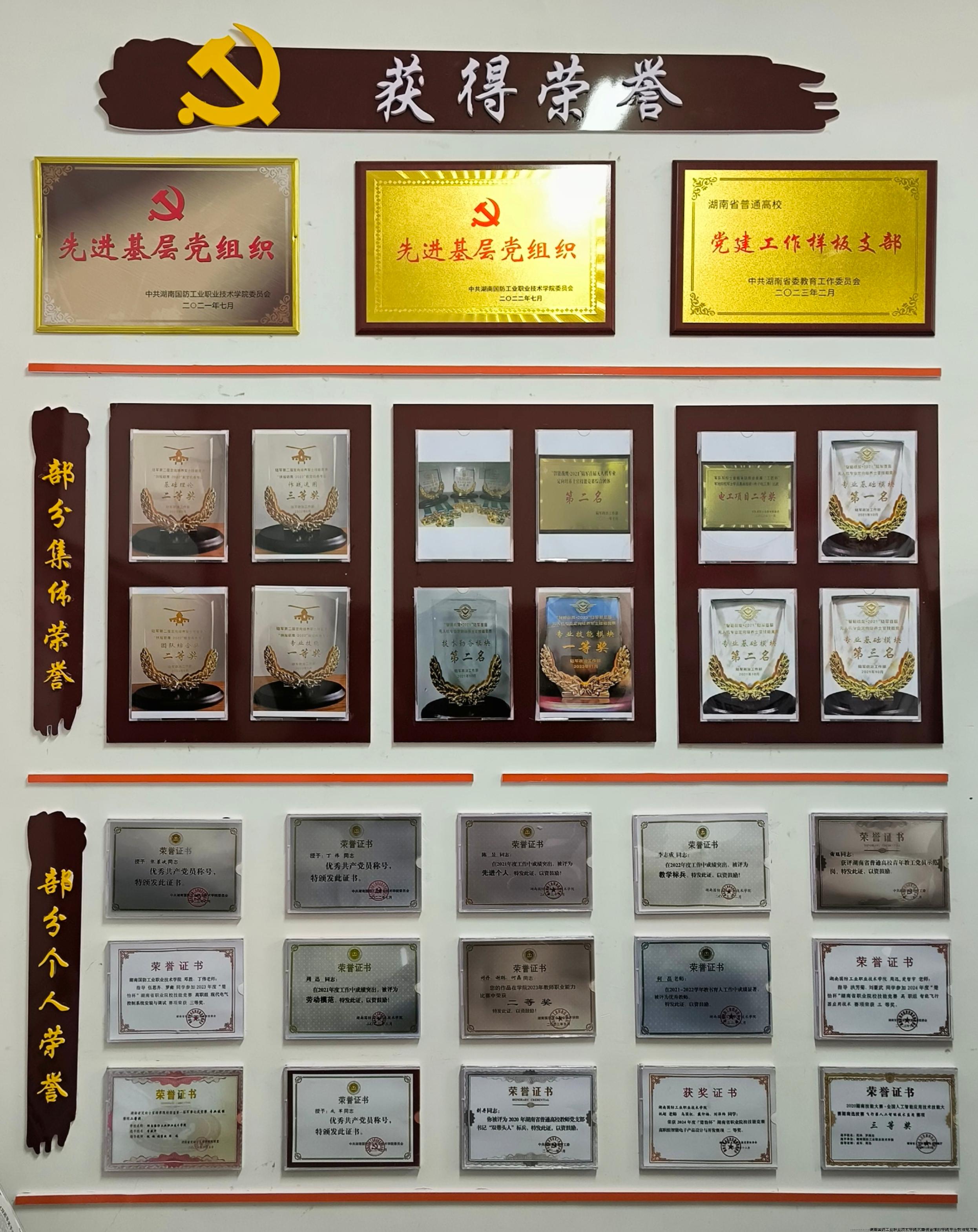支部荣誉墙